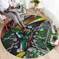 South Africa Fist of Freedom Round Carpet Never Give Up