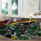 South Africa Fist of Freedom Round Carpet Never Give Up