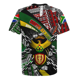 South Africa Fist of Freedom Rugby Jersey Never Give Up