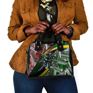 South Africa Fist of Freedom Shoulder Handbag Never Give Up