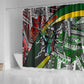 South Africa Fist of Freedom Shower Curtain Never Give Up