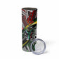 South Africa Fist of Freedom Skinny Tumbler Never Give Up