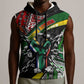 South Africa Fist of Freedom Sleeveless Hoodie Never Give Up - African Pride