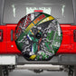 South Africa Fist of Freedom Spare Tire Cover Never Give Up
