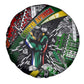 South Africa Fist of Freedom Spare Tire Cover Never Give Up