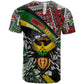 South Africa Fist of Freedom T shirt Never Give Up