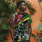 South Africa Fist of Freedom T shirt Never Give Up