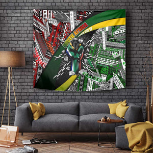South Africa Fist of Freedom Tapestry Never Give Up