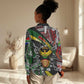 South Africa Fist of Freedom Women Casual Shirt Never Give Up