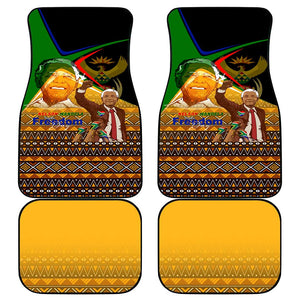South Africa Heritage Nelson Mandela Car Mats Happy Freedom Day Victory Art