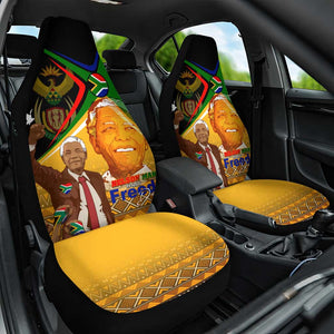 South Africa Heritage Nelson Mandela Car Seat Cover Happy Freedom Day Victory Art