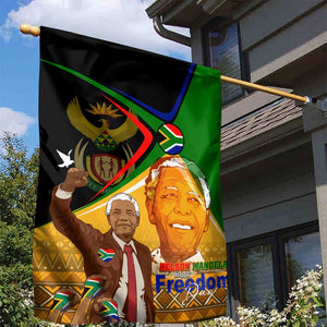 South Africa Heritage Nelson Mandela Garden Flag Happy Freedom Day Victory Art