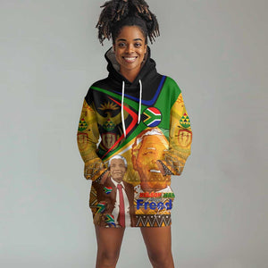 South Africa Heritage Nelson Mandela Hoodie Dress Happy Freedom Day Victory Art