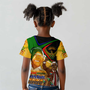 South Africa Heritage Nelson Mandela Kid T shirt Happy Freedom Day Victory Art