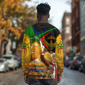 South Africa Heritage Nelson Mandela Long Sleeve Shirt Happy Freedom Day Victory Art