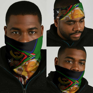 South Africa Heritage Nelson Mandela Neck Gaiter Happy Freedom Day Victory Art DT02