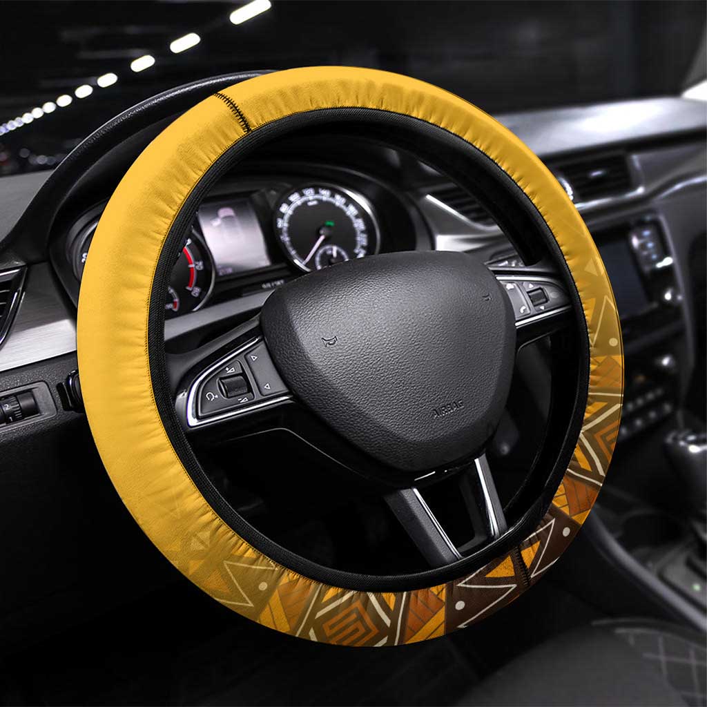 South Africa Heritage Nelson Mandela Steering Wheel Cover Happy Freedom Day Victory Art