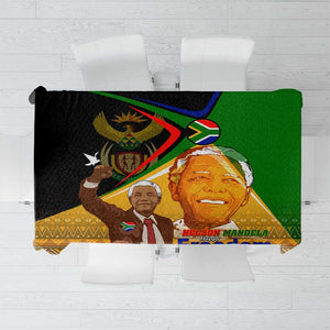 South Africa Heritage Nelson Mandela Tablecloth Happy Freedom Day Victory Art