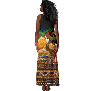 South Africa Heritage Nelson Mandela Tank Maxi Dress Happy Freedom Day Victory Art