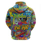 Hip Hop Graffiti Art Hoodie Black Power