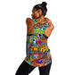 Hip Hop Graffiti Art Women Racerback Tank Black Power