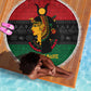 Personalized Queen of Egypt Beach Blanket in Pan-African Colors