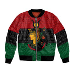 Personalized Queen of Egypt Bomber Jacket in Pan-African Colors