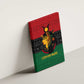 Personalized Queen of Egypt Canvas Wall Art in Pan-African Colors