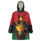 Personalized Queen of Egypt KId Wearable Blanket Hoodie in Pan-African Colors