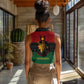 Personalized Queen of Egypt Women Sleeveless Polo Shirt in Pan-African Colors