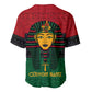 Personalized Ancient Egypt Baseball Jersey - Pharaoh in Pan-African Colors