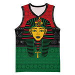 Personalized Ancient Egypt Basketball Jersey - Pharaoh in Pan-African Colors - African Pride