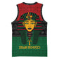 Personalized Ancient Egypt Basketball Jersey - Pharaoh in Pan-African Colors - African Pride