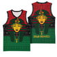 Personalized Ancient Egypt Basketball Jersey - Pharaoh in Pan-African Colors - African Pride
