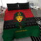 Personalized Ancient Egypt Bedding Set - Pharaoh in Pan-African Colors