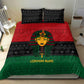 Personalized Ancient Egypt Bedding Set - Pharaoh in Pan-African Colors