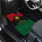 Personalized Ancient Egypt Car Mats - Pharaoh in Pan-African Colors