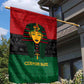 Personalized Ancient Egypt Garden Flag - Pharaoh in Pan-African Colors