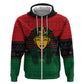 Personalized Ancient Egypt Hoodie - Pharaoh in Pan-African Colors