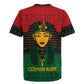 Personalized Ancient Egypt Rugby Jersey - Pharaoh in Pan-African Colors