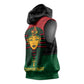 Personalized Ancient Egypt Sleeveless Hoodie - Pharaoh in Pan-African Colors - African Pride