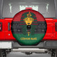 Personalized Ancient Egypt Spare Tire Cover - Pharaoh in Pan-African Colors