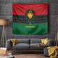 Personalized Ancient Egypt Tapestry - Pharaoh in Pan-African Colors