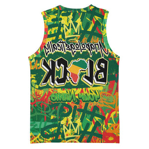 Personalized African Design Basketball Jersey - Unapologetically Black - African Pride