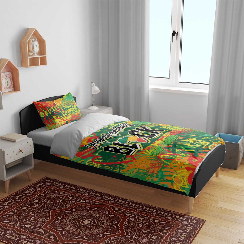 Personalized African Design Bedding Set - Unapologetically Black