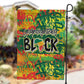 Personalized African Design Garden Flag - Unapologetically Black