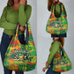 Personalized African Design Grocery Bag - Unapologetically Black