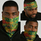 African Design Neck Gaiter - Unapologetically Black - African Pride