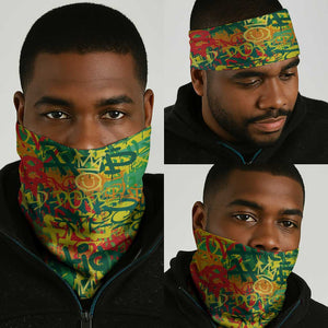 African Design Neck Gaiter - Unapologetically Black - African Pride