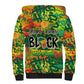 Personalized African Design Sherpa Hoodie - Unapologetically Black